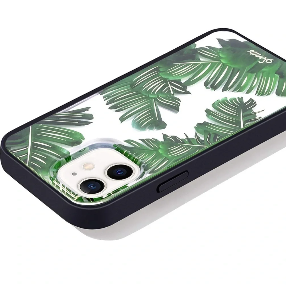 Sonix Bahamas Case for iPhone 12 /12Pro Palm Leaf Clear Cover.